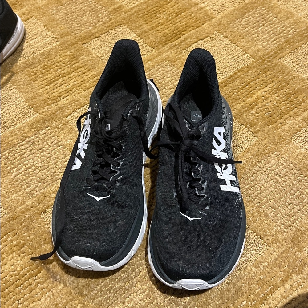 Hoka Black Athletic Sneakers